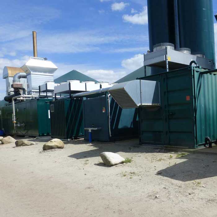 Biogasanlage mit Otto-Gas-Motor